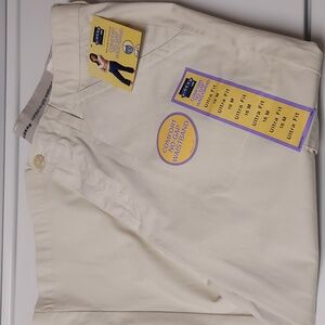 NWT Riders By Lee Ultra Fit Comfort Stretch No Gap Waistband Capri Pants Sz 16M
